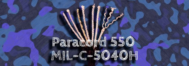 Paracord 550 militar MIL-C-5040H